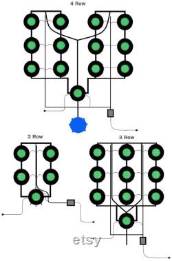 Grow 24 4 Row Recirculating Deep Water Culture RDWC System DWC