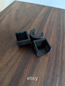 Grow Tent High CFM Kit PVC support brackets 4 Pack Grow Tent Braces Corner Bracket Snap In Crossbrace SCROG