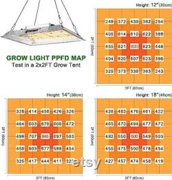 Grow Tent Kit Complete 3.3x3.3ft LED Grow Light Dimmable Full Spectrum Indoor Grow Tent Kit 24 x24 x55 Grow Tent with 4 Inch Ventilation Kit