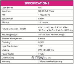 Growers Choice ROI-E680 LED Grow Light