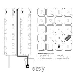 HAZEL Home Hydroponic System 5' 16 Plant Sites