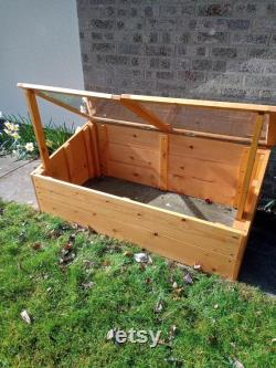 Handcrafted Large Wooden Cold frame Swedish Redwood