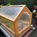Handcrafted Solid Wooden Weatherproof Outdoor Cold Frame Greenhouse With Polycarbonate Shelter For Garden Vegetables And Plants 90 X 50cm