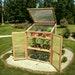 Handmade Wooden Greenhouse Mini Greenhouse For Cold Frame Gardening With Polycarbonate Growhouse