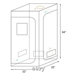 Home Use Dismountable Hydroponic Plant Growing Tent