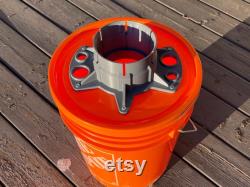 HydroSnap DIY Hydroponics Tower Kit Complete System Includes Cap, Base and 18 Net Pot Inserts