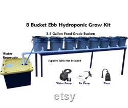 Hydroponic 8 Bucket Gardening System