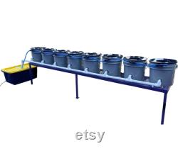 Hydroponic 8 Bucket Gardening System