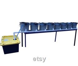 Hydroponic 8 Bucket Gardening System