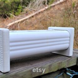 Hydroponic Gardening, Set of 3x4 Inch End Caps for 3x4 Vinyl Downspout, DIY Container Gardening