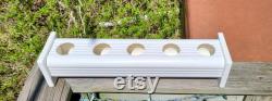 Hydroponic Growing System, 2 Vinyl Downspout 3x4 Inch With 4 End Caps System, DIY Kratky Container Gardening