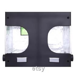 Hydroponic Plant Grow Tent with Window Black