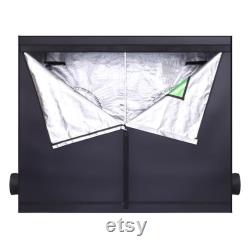 Hydroponic Plant Grow Tent with Window Black