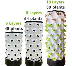 Hydroponic Plant System Vertical Hydroponic garden Indoor Greenhouse Aeroponic Tower