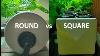 Hydroponic Pvc Rails Round Vs Square