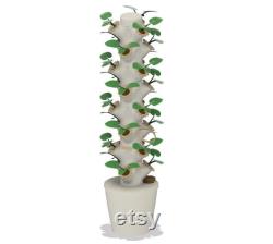 Hydroponic Tower Garden With Lights (24 pots)