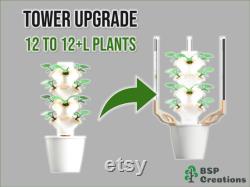 Hydroponic Tower Upgrade 12 to 12 Plants Lights