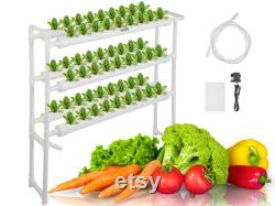 Hydroponics Garden System Grow Plants, Vegetables, Flowers, and Fruit with This Tower Kit for All Ages and Skill Levels Includes 54 Holes