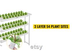 Hydroponics Garden System Grow Plants, Vegetables, Flowers, and Fruit with This Tower Kit for All Ages and Skill Levels Includes 54 Holes