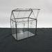 Indoor Greenhouse, Tabletop Metal And Glass Greenhouse, Planter, Terrarium, Glass Roof House, Vintage Metal Glass Greenhouse, Free Usa Ship