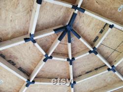 Industrial Strength DIY Spider Bracket for Partial Octagon and Linear Octagon DIY Projects
