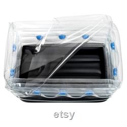Inflatable Mushroom Monotub, Plugs and Filters for Fresh Air Exchange, Inflatable for Easy Storage, Reusable Alternative to Grow Bags