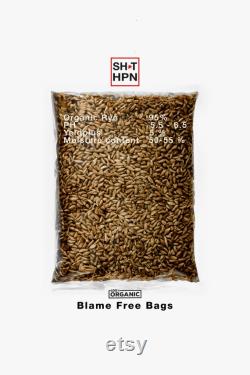 Injection Port I Sterile Organic Rye Grain Bag I mushroom spawn I XL 1 kg 1.8l I