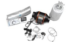 Inline Duct Fan air extractor full kit for grow tent
