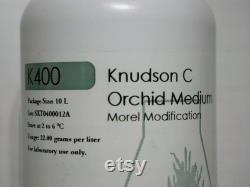 Knudson C K400 Orchid flask medium for terrestrial orchids