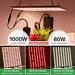 Led Plant Grow Lights Full Spectrum Hydroponic Grow Lights 600with1000w 3 Mode Dimmable