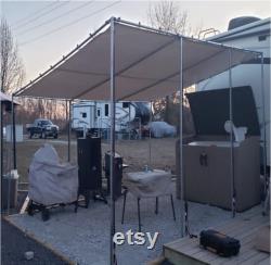 Lean-To Canopy Carport Kit for Greenhouse, Tent, Shade, Gazebo, Pergola, Carport, Cold Frame, Outdoor Shelter