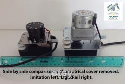 Light Rail 4.0 AdjustaDrive Kit Motor w Rail, Robotic Grow Light Mover Genuine Solidly Made in the USA