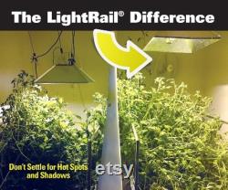 Light Rail 4.0 AdjustaDrive Kit Motor w Rail, Robotic Grow Light Mover Genuine Solidly Made in the USA