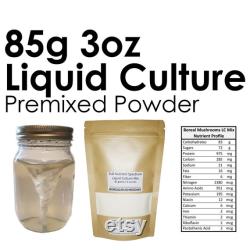 Liquid Culture Full Nutrient Spectrum Powdered Mix 85 gram 3 ounces Just add water