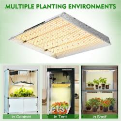 MARS HYDRO TSW 2000W Led Grow Light 3x3 4x4ft Coverage Full Spectrum for Indoor Plant Veg Flower Dimming knob for Hydroponic Greenhouse
