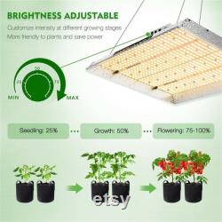 MARS HYDRO TSW 2000W Led Grow Light 3x3 4x4ft Coverage Full Spectrum for Indoor Plant Veg Flower Dimming knob for Hydroponic Greenhouse