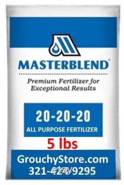 MASTERBLEND All Purpose 20-20-20 Single Step Fertilizer SHIPS FREE