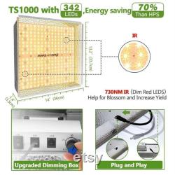 Mars Hydro Dimmable TS 1000W Led Grow Lights Switch Sunlike Full Spectrum for Hydroponic Indoor Outdoor PlantS Veg Flower hps US Fast Ship