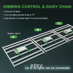 Mars Hydro FC4800 Samsung LM301B 480Watt LED Grow Light for Indoor Plants UV IR Full Spectrum Daisy Chain Dimmable Light for 4X4ft Grow Tent