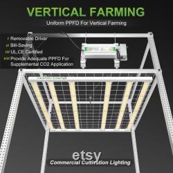 Mars Hydro FC-E4800 Plant Light 4x4ft Led Grow Light UV IR Full Spectrum Grow Light Bar 480Watt Dimmable Commercial Grow Lamp Detachable