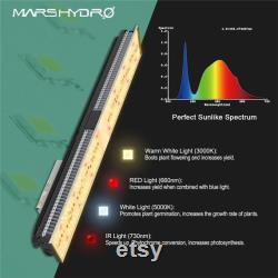 Mars Hydro SP150 LED Grow Lights 2x2 ft Coverage Full Spectrum for Indoor Plants VEG and Flower with 322 SMD LEDs No Noise Replace hps