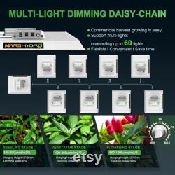 Mars Hydro TS 1000 150Watt Led Grow Light 3x3ft Daisy Chain Dimmable Full Spectrum LED Growing Lights for Indoor Plants