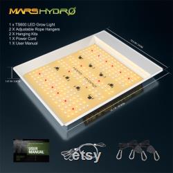 Mars Hydro TS 600W Plant Light Full Spectrum 2x2ft Coverage LED Grow Lights Sunlike for Indoor Plants Growing Seeding Veg Flower