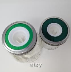 Mason Jar AeroGarden Pod Holders Hydroponic Lids for Grow Jars