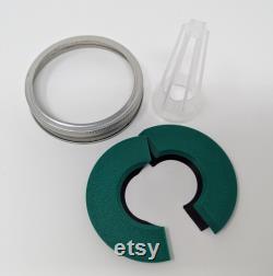 Mason Jar AeroGarden Pod Holders Hydroponic Lids for Grow Jars