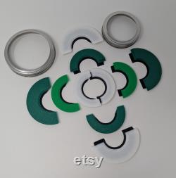 Mason Jar AeroGarden Pod Holders Hydroponic Lids for Grow Jars