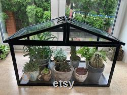 Metal Indoor Greenhouse Steel and Glass Greenhouse Decor Greenhouse Cabinet Succulents Decor