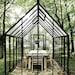 Mirrored Glass Greenhouse Convert To Prefab Cabin Free Shipping