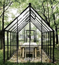 Mirrored Glass Greenhouse Convert to prefab cabin free shipping