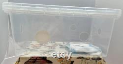 Monotub 45L Empty mushroom fruiting box. Max yield. Mushroom grow kit UK